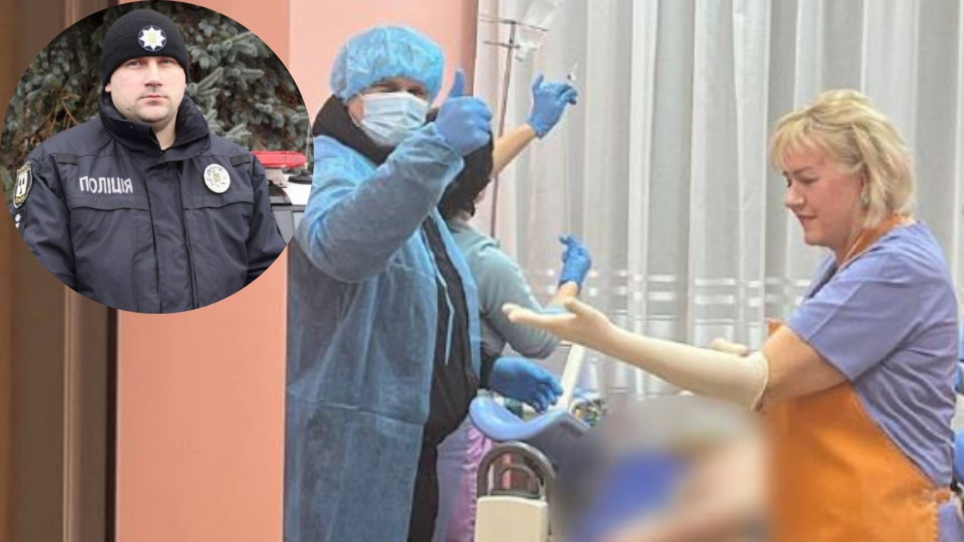 У Сумах патрульному довелося асистувати при пологах  У Сумах патрульному довелося асистувати при пологах