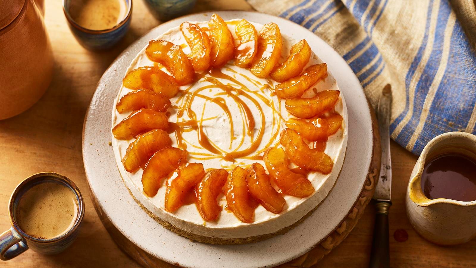 Чізкейк з карамелізованими яблуками Чізкейк з карамелізованими яблуками