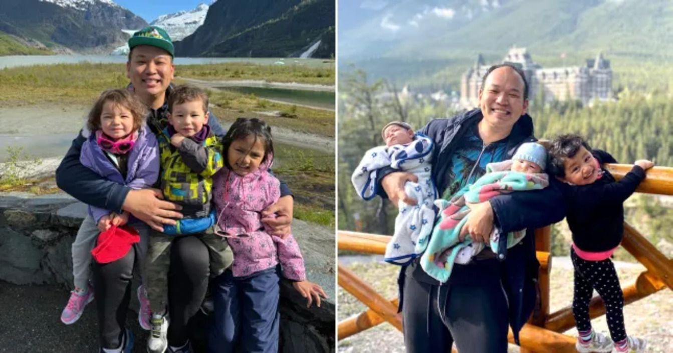 Багатодіний батько-одинак став відомим на весь світ Багатодіний батько-одинак став відомим на весь світ