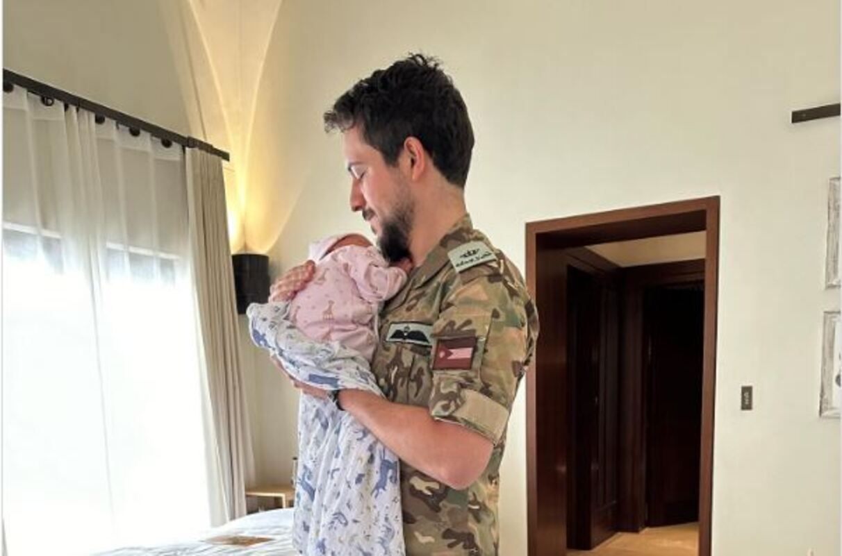 Принц Иордании показал дочь Принц Иордании показал дочь